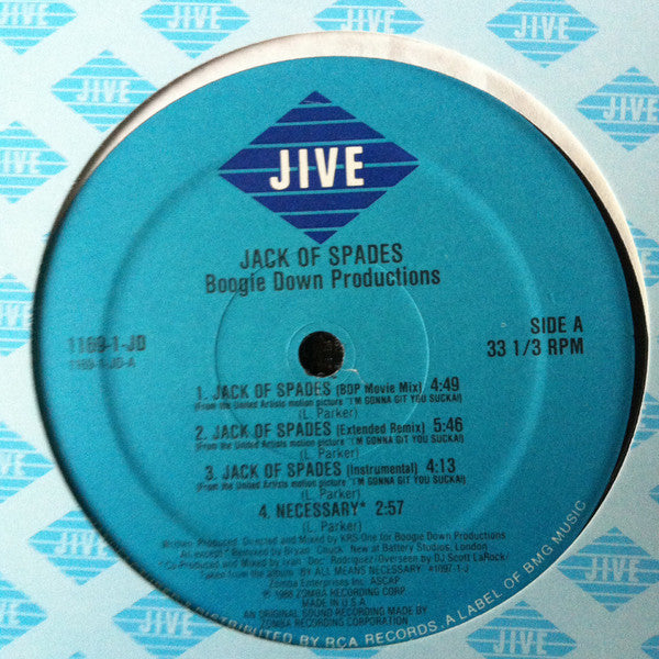 Boogie Down Productions : Jack Of Spades / I'm Still #1 (12")