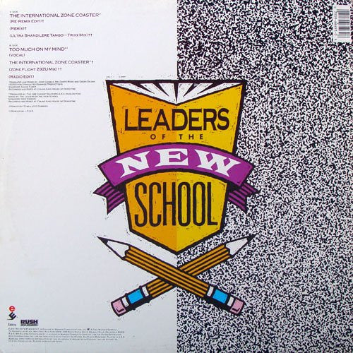 Leaders Of The New School - The International Zone Coaster (12")