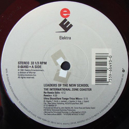 Leaders Of The New School - The International Zone Coaster (12")