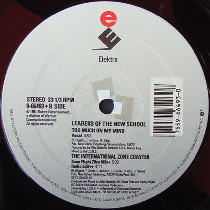 Leaders Of The New School - The International Zone Coaster (12")