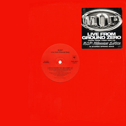 M.O.P. : Live From Ground Zero (12", Promo)
