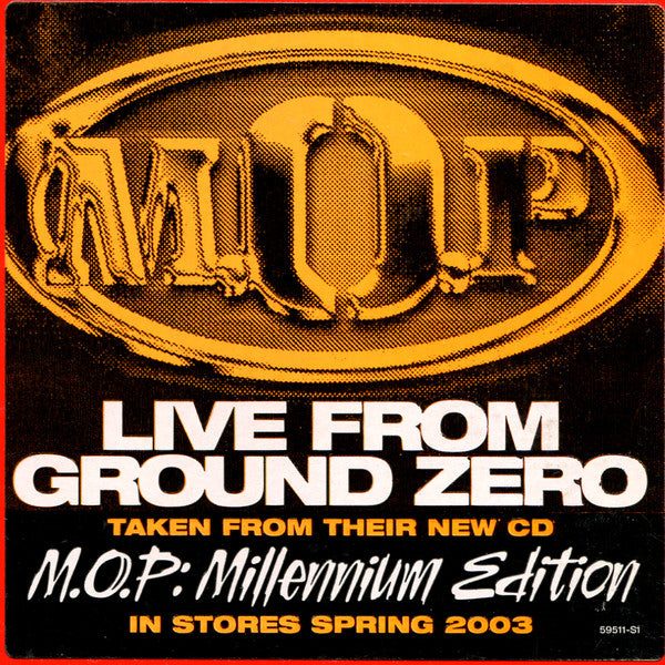 M.O.P. : Live From Ground Zero (12", Promo)