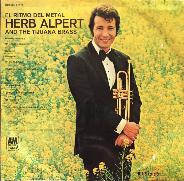 Herb Alpert & The Tijuana Brass : The Beat Of The Brass = El Ritmo Del Metal (LP, Album)