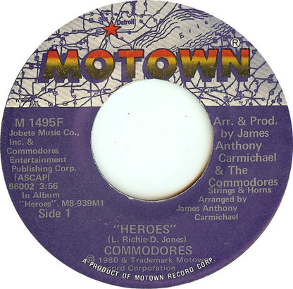 Commodores : Heroes (7")