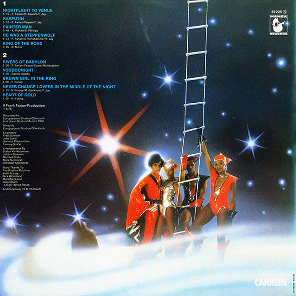 Boney M. : Nightflight To Venus (LP, Album, Gat)