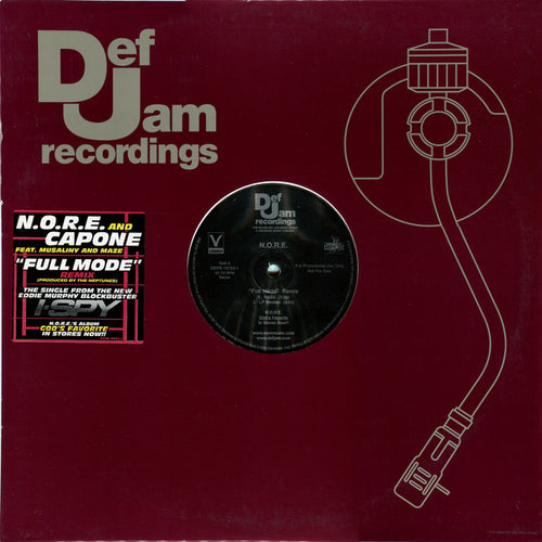 N.O.R.E. : Full Mode (Remix) (12", Promo)