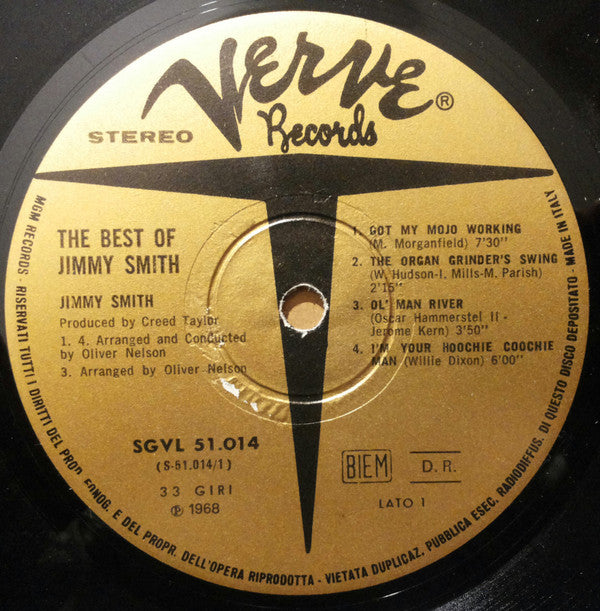 Jimmy Smith : The Best Of Jimmy Smith (LP, Comp)