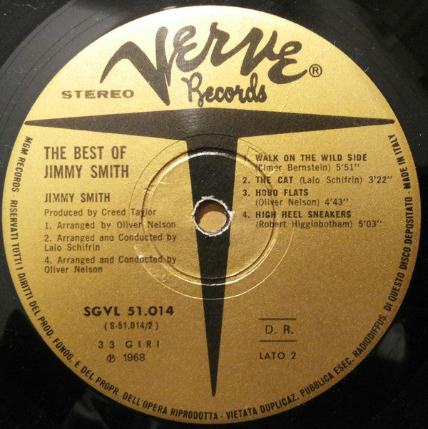 Jimmy Smith : The Best Of Jimmy Smith (LP, Comp)