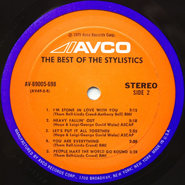 The Stylistics - The Best Of The Stylistics (LP, Comp, Mon)