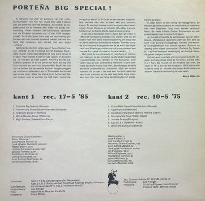 Porteña Jazz Band - Jazz Crooner Volume 22 (LP, Album)