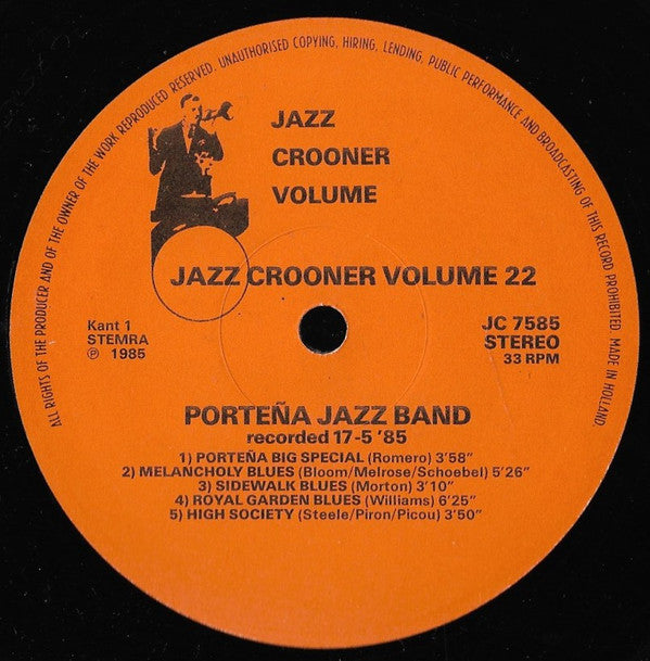 Porteña Jazz Band - Jazz Crooner Volume 22 (LP, Album)