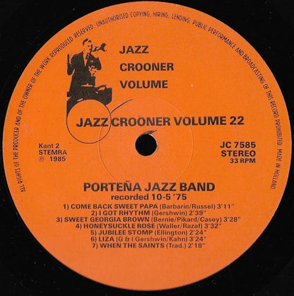 Porteña Jazz Band - Jazz Crooner Volume 22 (LP, Album)