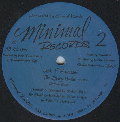 Jack E Makossa - The Opera House (12")