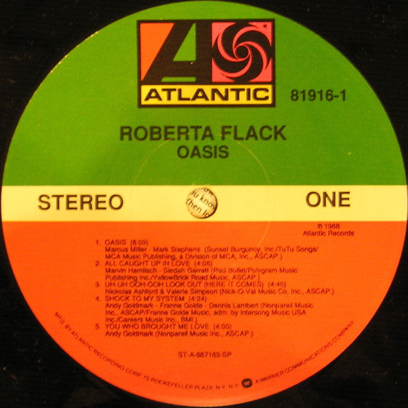 Roberta Flack - Oasis (LP, Album, SP )