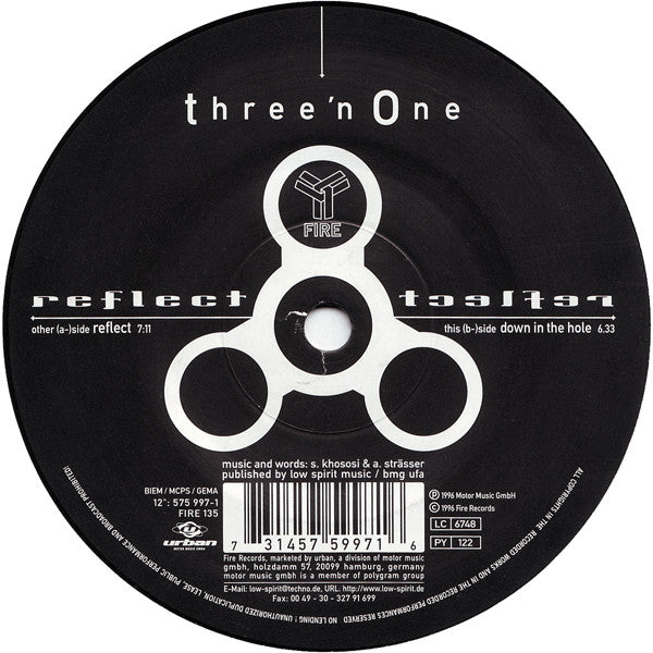 Three'n One* - Reflect (12", Single)