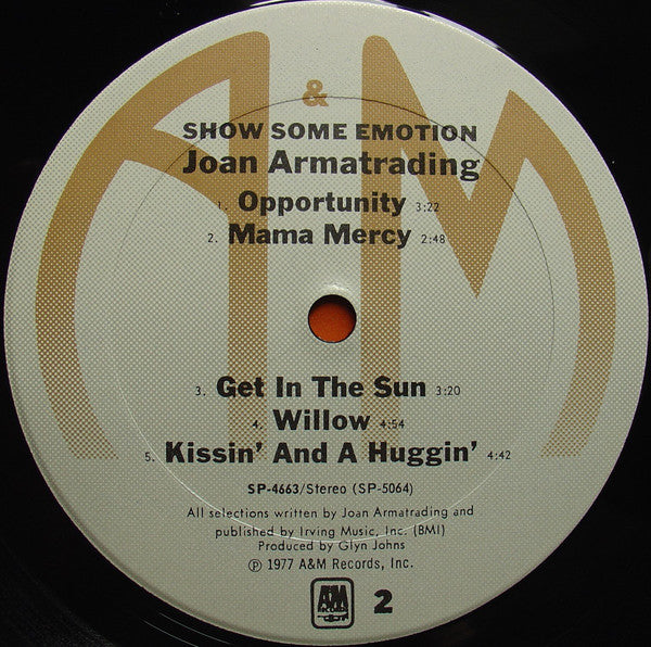 Joan Armatrading - Show Some Emotion (LP, Album, Ter)