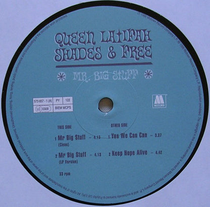 Queen Latifah, Shades (2) & Free (2) : Mr. Big Stuff (12", Maxi)