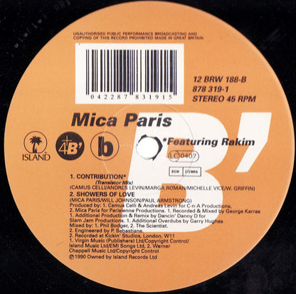 Mica Paris featuring Rakim : Contribution (12")