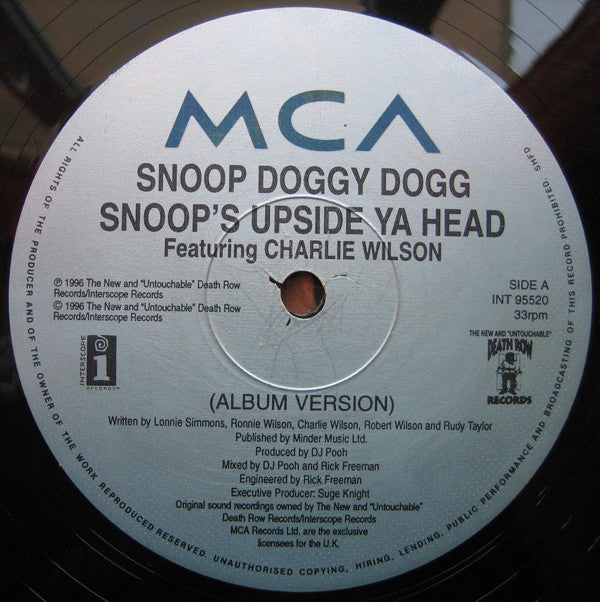 Snoop Dogg Featuring Charlie Wilson : Snoop's Upside Ya Head (12")