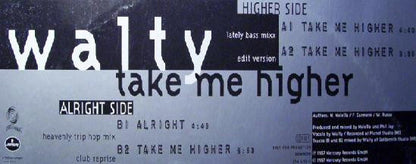 Walty : Take Me Higher (12", Promo)