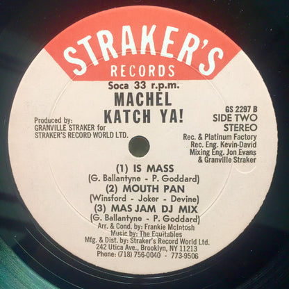 Machel* : Katch Ya! (LP, Album)
