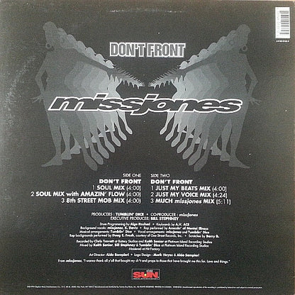missjones* - Don't Front (12", Single)