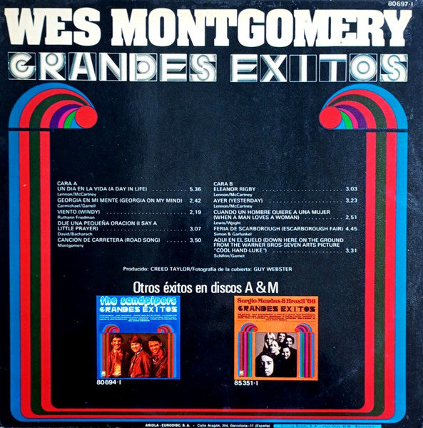 Wes Montgomery : Grandes Exitos (LP, Comp, RE)