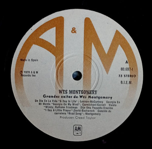 Wes Montgomery : Grandes Exitos (LP, Comp, RE)