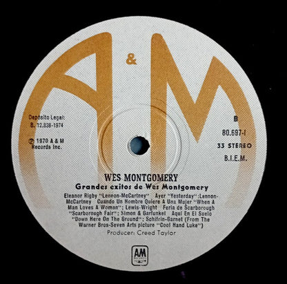 Wes Montgomery : Grandes Exitos (LP, Comp, RE)