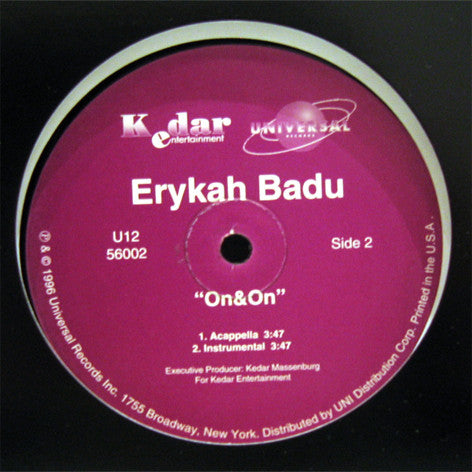 Erykah Badu - On&On (12")