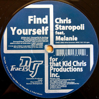 Chris Staropoli - Find Yourself (12")