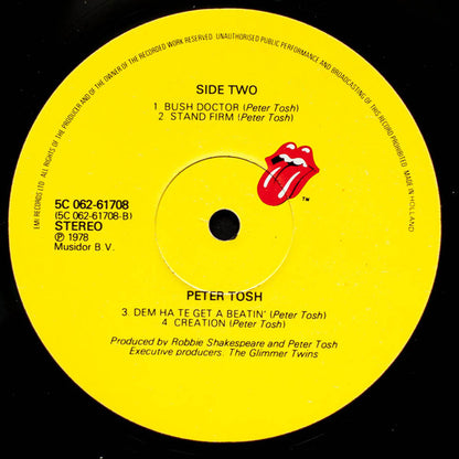 Peter Tosh : Bush Doctor (LP, Album)