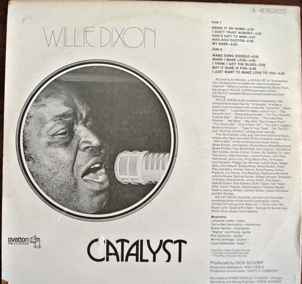 Willie Dixon : Catalyst (LP, Album)