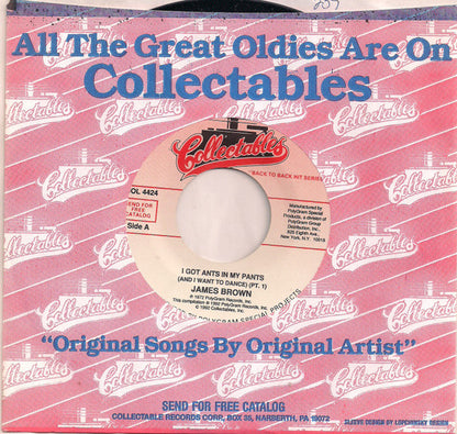 James Brown : I Got Ants In My Pants (And I Want To Dance) (7", RE)