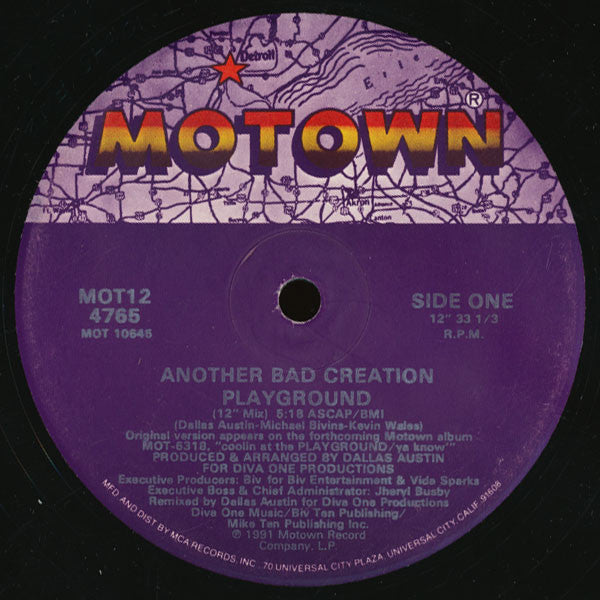 Another Bad Creation - Playground (12", Single)