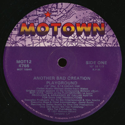 Another Bad Creation - Playground (12", Single)