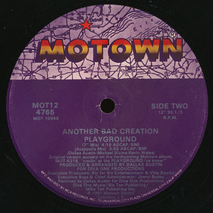 Another Bad Creation - Playground (12", Single)
