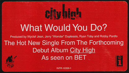 City High - What Would You Do? (12", Single, Promo)