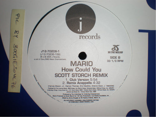 Mario - How Could You (Scott Storch Remix) (12", Single, Promo)