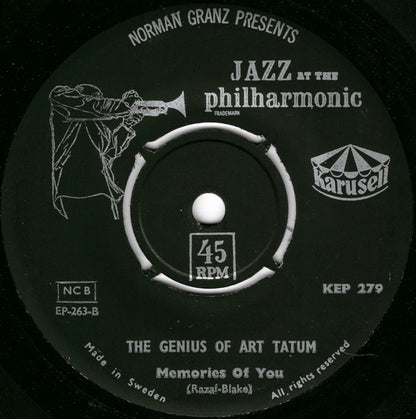 Art Tatum - The Genius Of Art Tatum (7", EP)