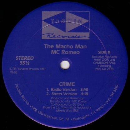 The Macho Man MC Romeo - AH Freakout (12")