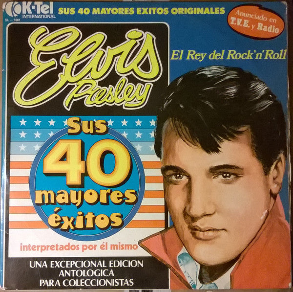 Elvis Presley : Sus 40 Mayores Éxitos (2xLP, Comp)