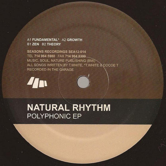 Natural Rhythm - Polyphonic EP (12", EP)