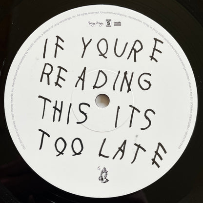 Drake - If You're Reading This It's Too Late (2xLP, Mixtape)