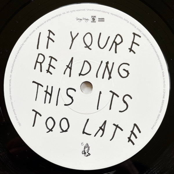 Drake - If You're Reading This It's Too Late (2xLP, Mixtape)