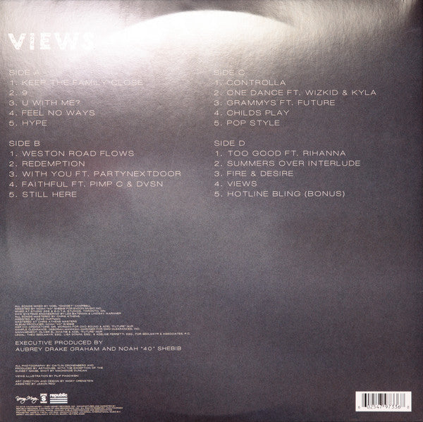 Drake : Views (2xLP, Album)