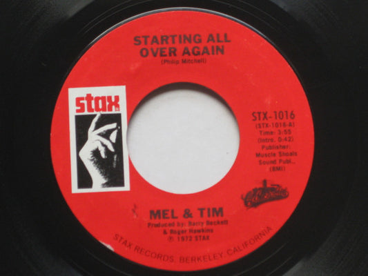 Mel & Tim : Starting All Over Again (7", RE, Sty)