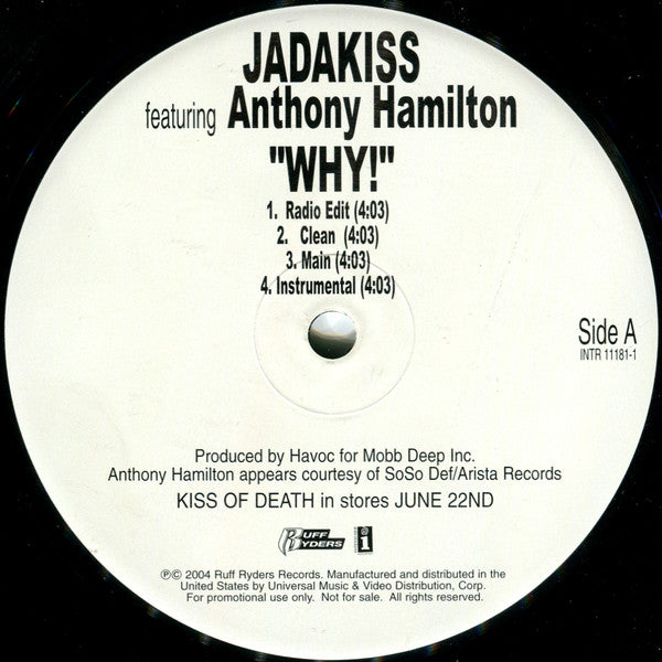 Jadakiss : Why! (12", Promo)