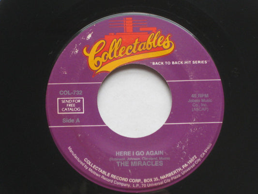 The Miracles : Here I Go Again / Save Me (7")