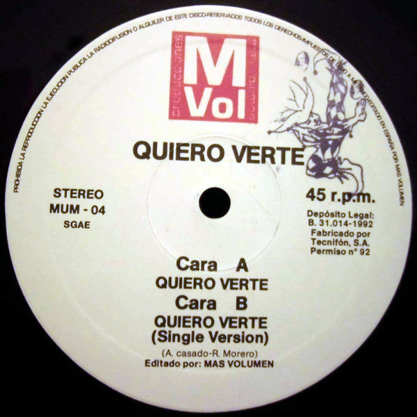 Ray (5) : Quiero Verte (12")